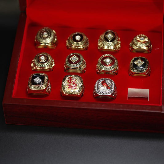 11 St. Louis Cardinals 1926-2011 MLB World Series championship rings set ultimate collection