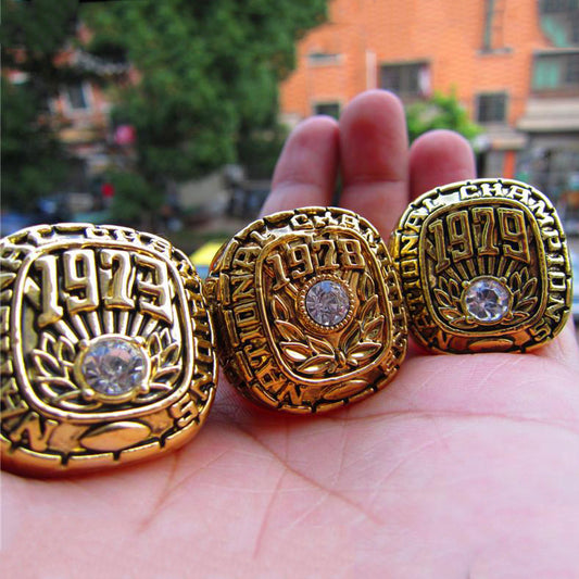 3 Alabama Crimson Tide NCAA championship ring collection