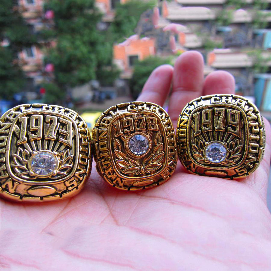 3 Alabama Crimson Tide NCAA championship ring collection