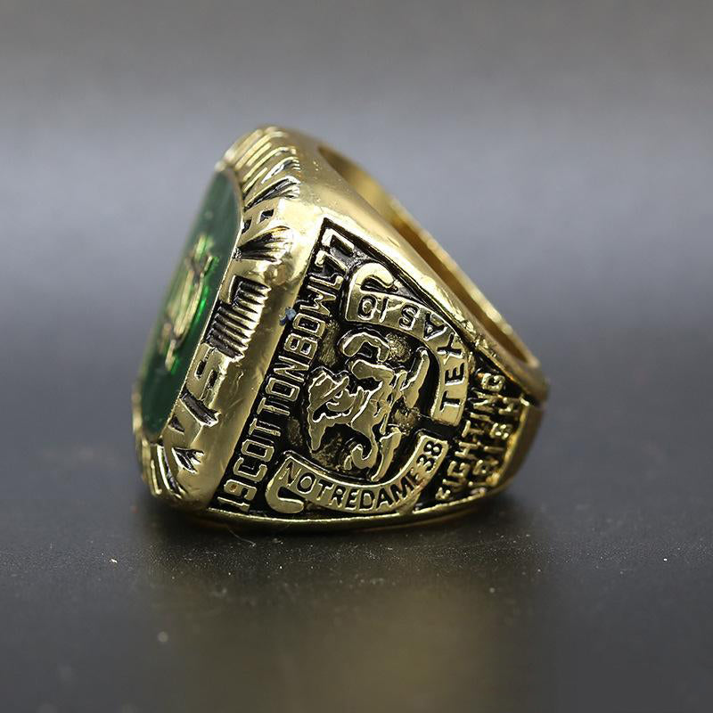 Notre Dame Fighting Irish NCAA 1973, 1977 & 1988 championship ring collection