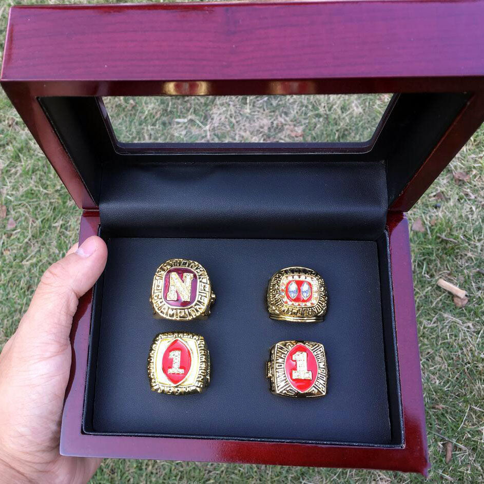 4 Nebraska Cornhuskers NCAA championship rings collection