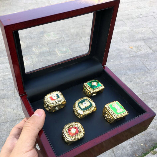 5 Miami Hurricanes NCAA championship ring collection