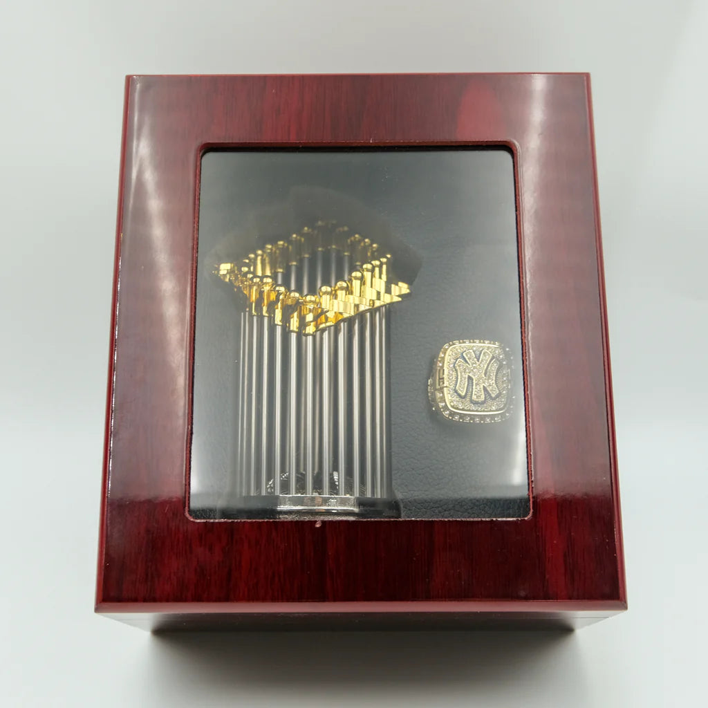 1999 New York Yankees MLB championship ring & MLB Commissioner’s Trophy