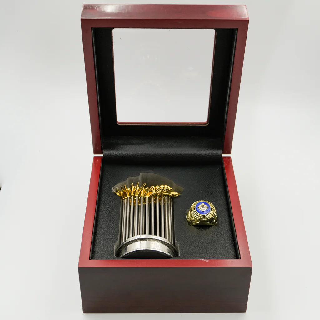 1965 Los Angeles Dodgers MLB championship ring & MLB Commissioner’s Trophy