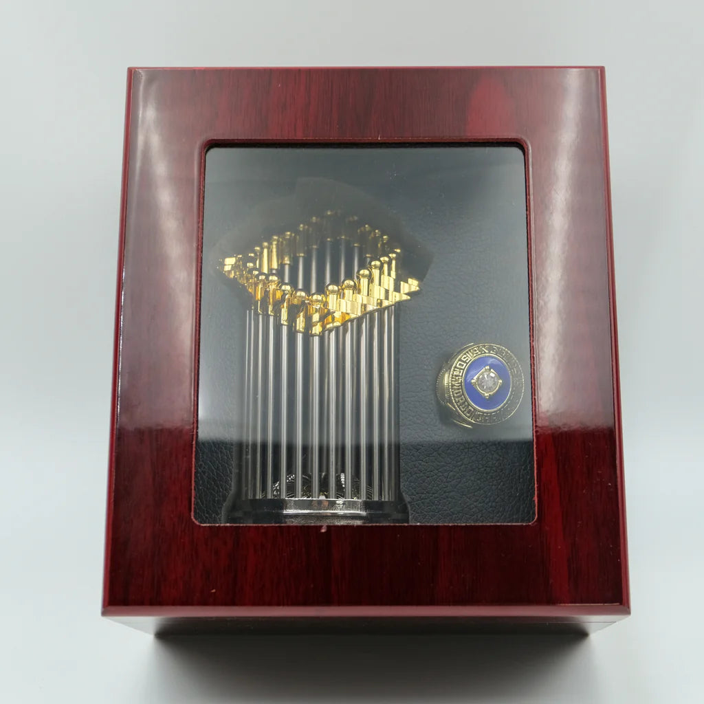1965 Los Angeles Dodgers MLB championship ring & MLB Commissioner’s Trophy