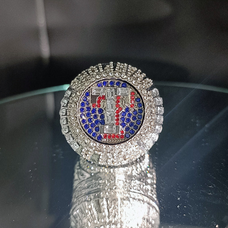 Texas Rangers 2023 Seager MLB World Series championship ring replica