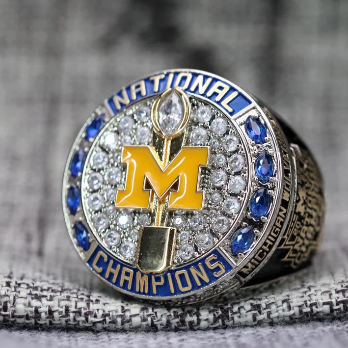 2024 Michigan Wolverines NCAA Big Ten championship Fan ring