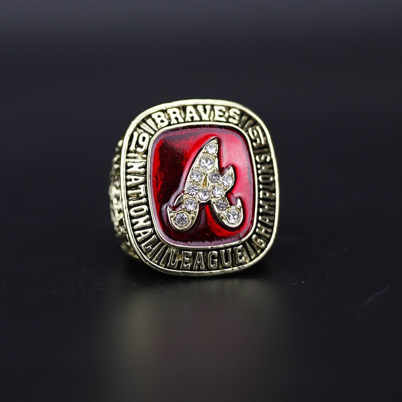 Atlanta Braves 1991 David Justice MLB National League championship ring