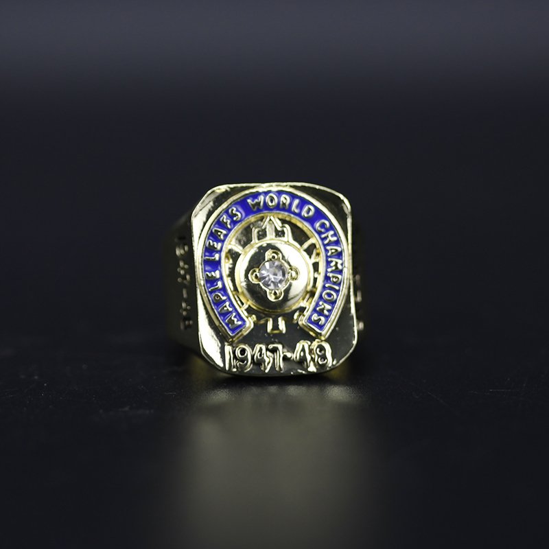 Toronto Maple Leafs 1948 Syl Apps NHL Stanley Cup championship ring