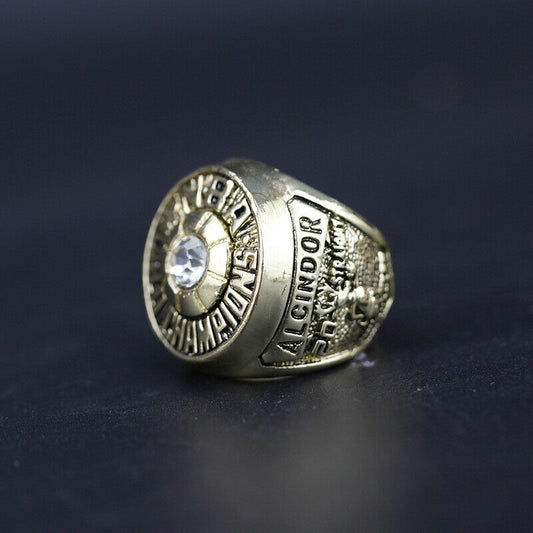 Milwaukee Bucks 1971 Lew Alcindor a.k.a Kareem Abdul-Jabbar NBA championship ring replica