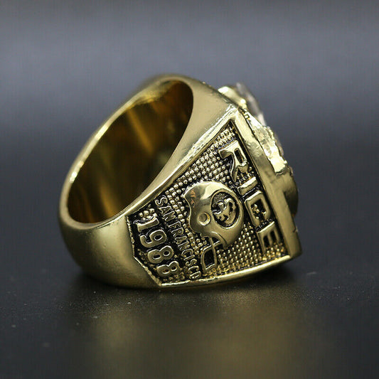 San Francisco 49ers 1988 Jerry Rice Super Bowl NFL championship ring