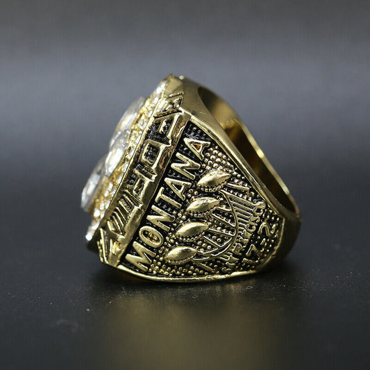 San Francisco 49ers 1989 Joe Montana Super Bowl NFL championship ring