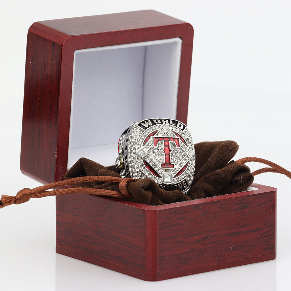 Texas Rangers 2023 MLB World Series Fan championship ring