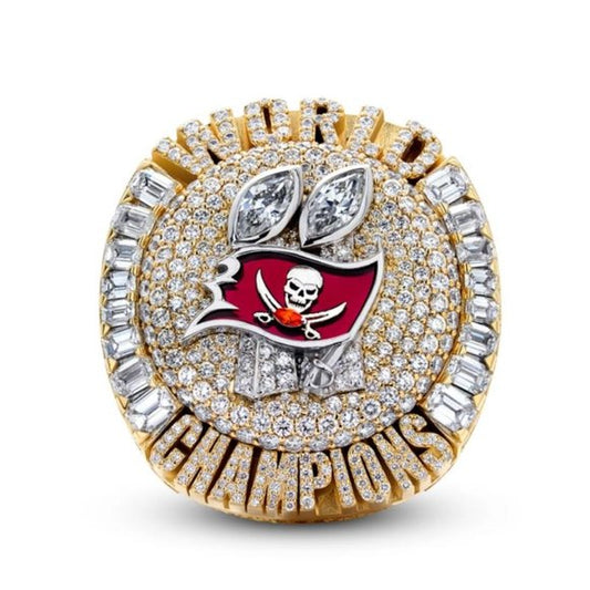 Fans custom-2020 Super Bowl Champion Tampa Bay Buccaneers NFL Championship Ring Mvp Can Be Flipped