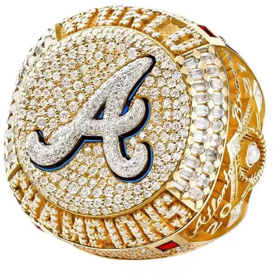 Fans custom-2021 Atlanta Braves World Series Championship Ring- Premium Series(Open-Top)